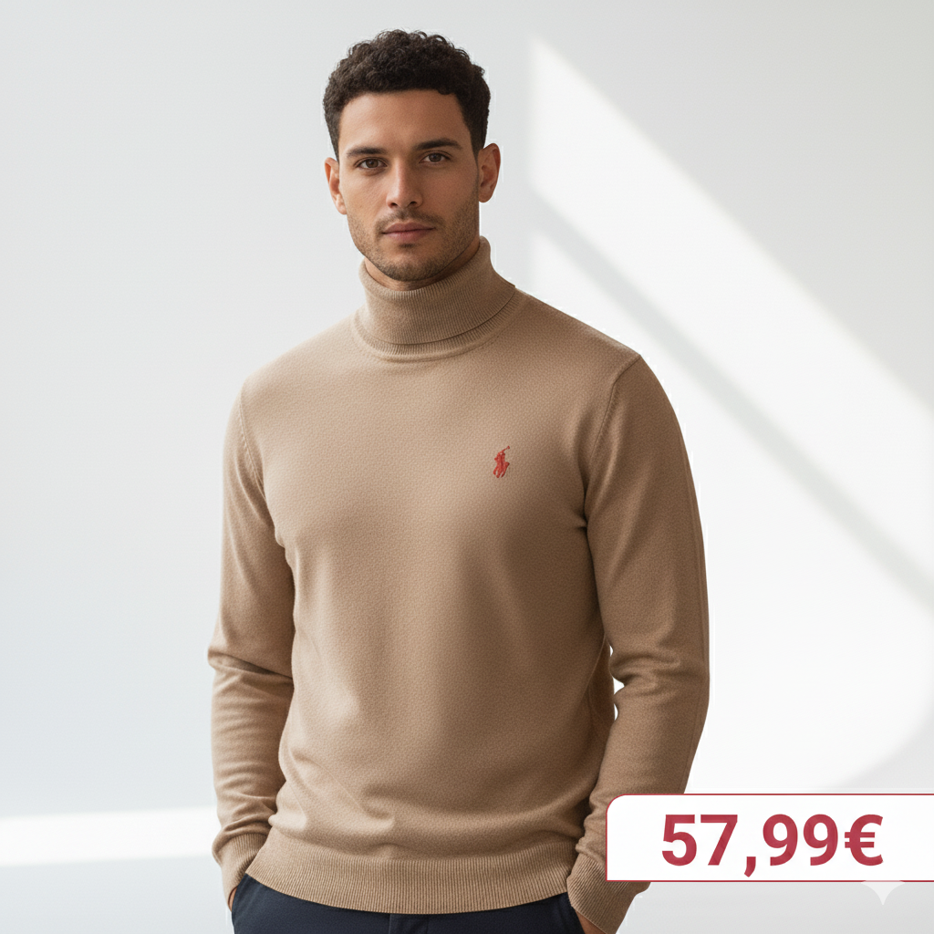 Pull Col Roulé R. Lauren 1+1 (DÉSTOCKAGE)