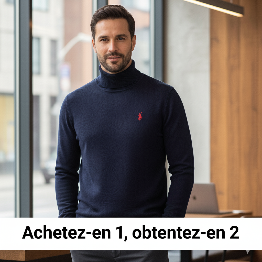 Pull Col Roulé R. Lauren 1+1 (DÉSTOCKAGE)