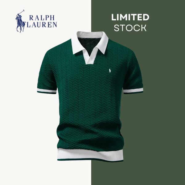 50% DE RÉDUCTION | Polo R. Lauren contrasté Prestige – Édition allemande