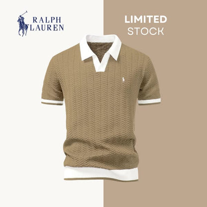 50% DE RÉDUCTION | Polo R. Lauren contrasté Prestige – Édition allemande