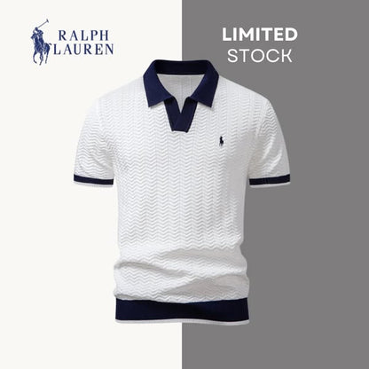 50% DE RÉDUCTION | Polo R. Lauren contrasté Prestige – Édition allemande