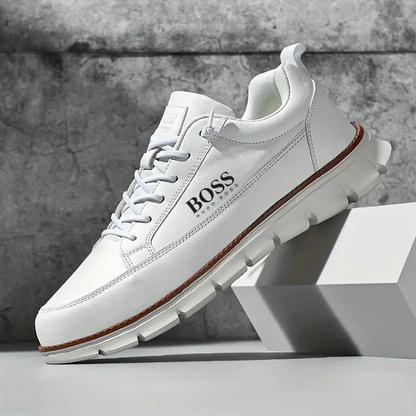 Tennis H.BOSS en cuir respirant