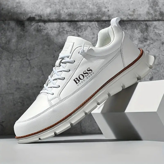 Tennis H.BOSS en cuir respirant