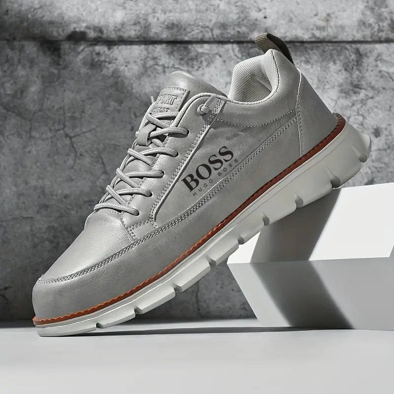 Tennis H.BOSS en cuir respirant