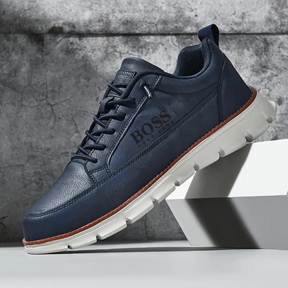 Tennis H.BOSS en cuir respirant