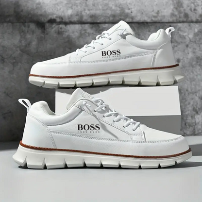 Tennis H.BOSS en cuir respirant