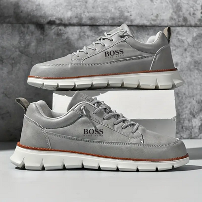 Tennis H.BOSS en cuir respirant
