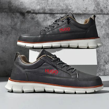 Tennis H.BOSS en cuir respirant